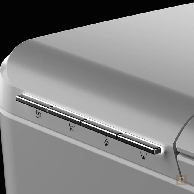 Унитаз умный MEISHIDA-960F, 70см, автомат, пена, удаление накипи, арома, русский голос