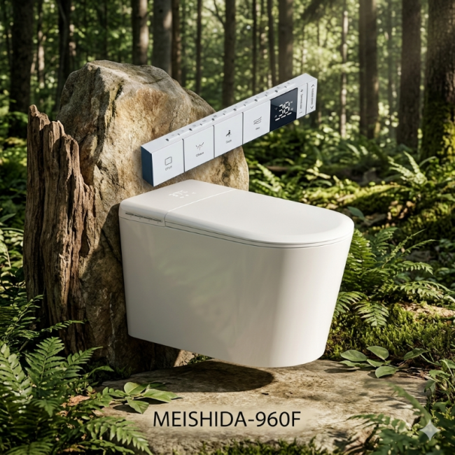 Унитаз умный MEISHIDA-960F, 70см, УФ, удаление накипи, арома, русский голос Унитаз умный MEISHIDA-960F, 70см, УФ, удаление накипи, арома, русский голос