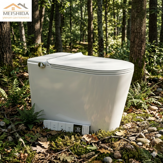 Унитаз умный MEISHIDA-9917B, 70см, УФ