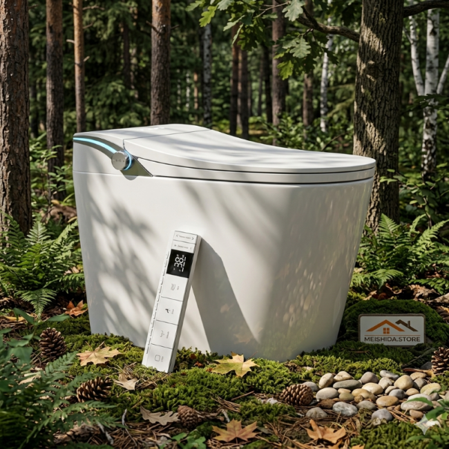 Унитаз умный MEISHIDA-999B, 68.5см, уф