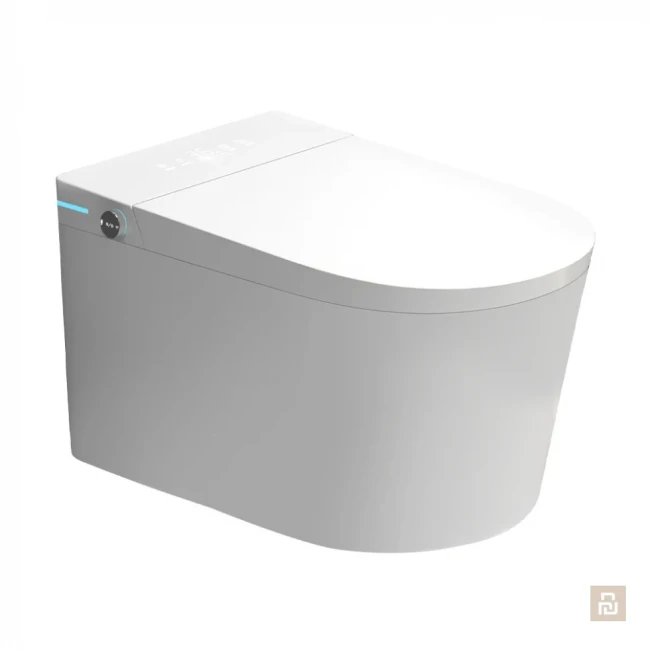 Унитаз умный настенный MEISHIDA-953F, 59см, автомат, пена, 2 пульта, русский голос