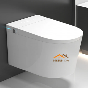 Унитаз умный настенный MEISHIDA-953F, 59см, УФ, 2 пульта, русский голос