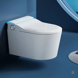 Унитаз умный настенный MEISHIDA-G16, 59см, автомат, бачок, пена, ароматерапия, русский голос.