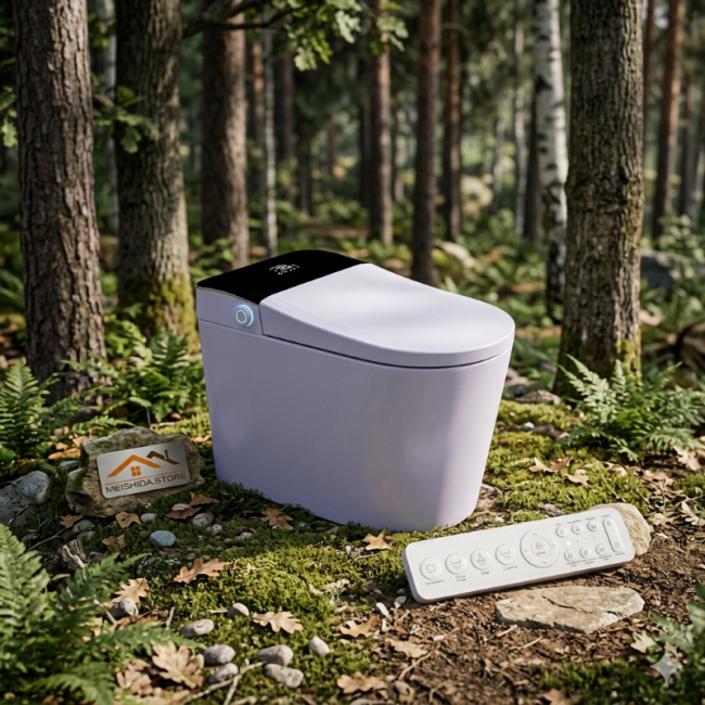 Унитаз умный MEISHIDA-819SPH, 70см, УФ, контроль качества воздуха