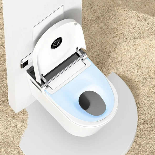 Унитаз умный настенный MEISHIDA-955C, 58см, детское сиденье, полная встройка, русский голос