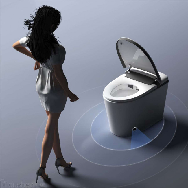 Унитаз умный MEISHIDA-W990, 68.4см, УФ