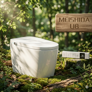 Унитаз умный MEISHIDA-U8A, 68.3см, большое сиденье, русский голос