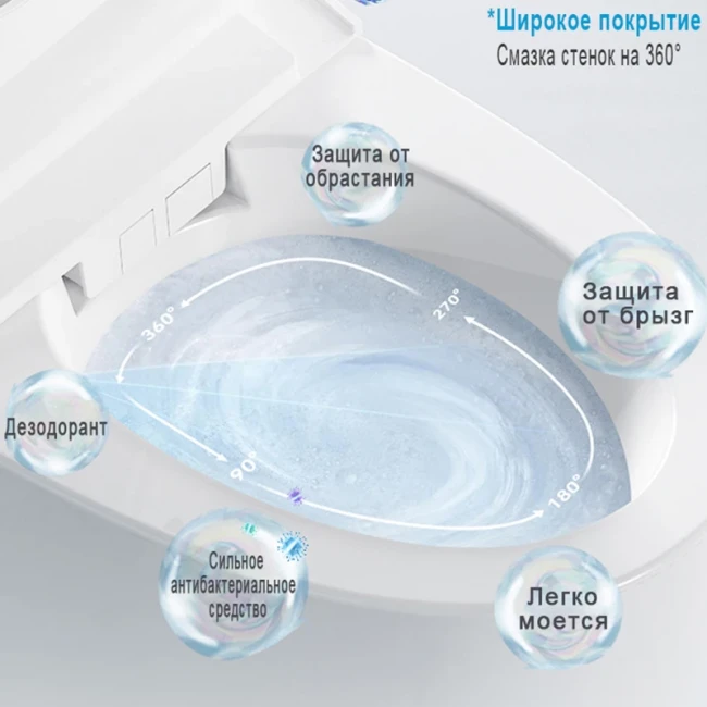 Унитаз умный MEISHIDA-903A, 68см, без бака