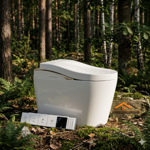 Унитаз умный MEISHIDA-S870, 68см, дезодорация, ароматерапия, пена