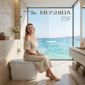 Унитаз умный MEISHIDA-E5F, 68см, русский голос