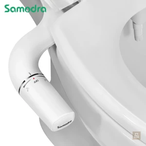 Биде для унитаза SAMODRA Ultra-Slim Bidet, ультратонкое с регулируемым давлением воды
