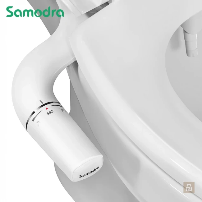 Биде для унитаза SAMODRA Ultra-Slim Bidet, ультратонкое с регулируемым давлением воды
